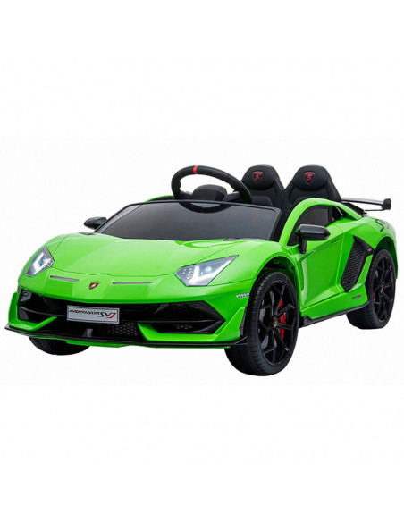 Masinuta electrica Chipolino Lamborghini Aventador SVJ green cu
