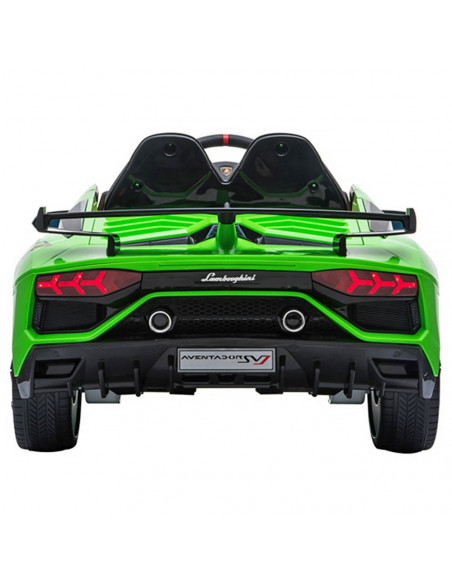 Masinuta electrica Chipolino Lamborghini Aventador SVJ green cu