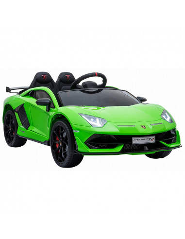 Masinuta electrica Chipolino Lamborghini Aventador SVJ green cu