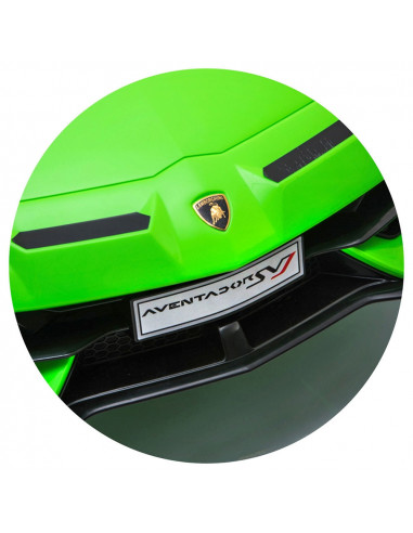 Masinuta electrica Chipolino Lamborghini Aventador SVJ green cu