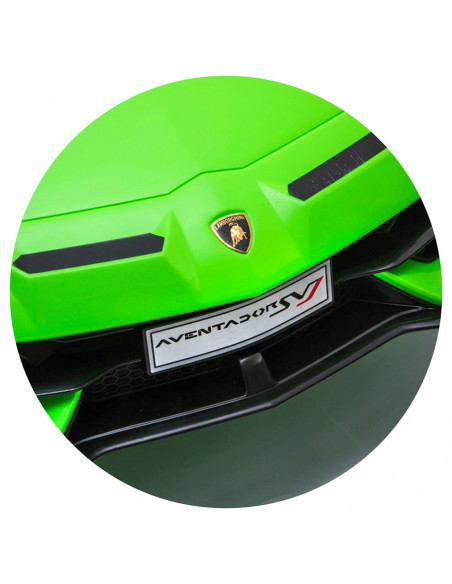 Masinuta electrica Chipolino Lamborghini Aventador SVJ green cu