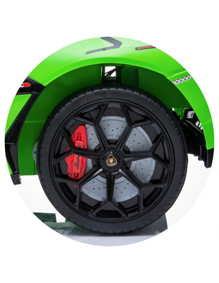 Masinuta electrica Chipolino Lamborghini Aventador SVJ green cu