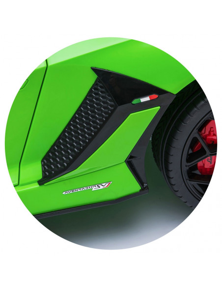 Masinuta electrica Chipolino Lamborghini Aventador SVJ green cu