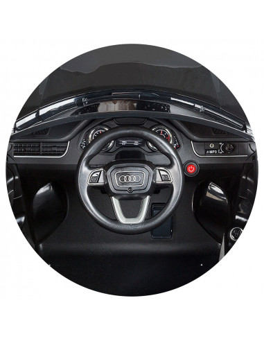 Masinuta electrica Chipolino SUV Audi Q7 black cu roti