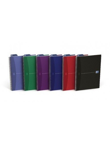 Caiet cu spirala A5, OXFORD Essentials, 90 file 90g/mp, coperta