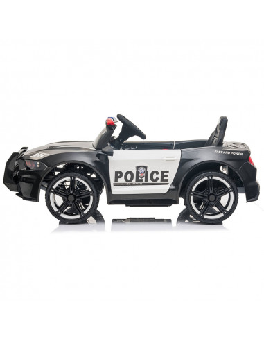 Masinuta electrica Chipolino Police black,ELKPOLN01B