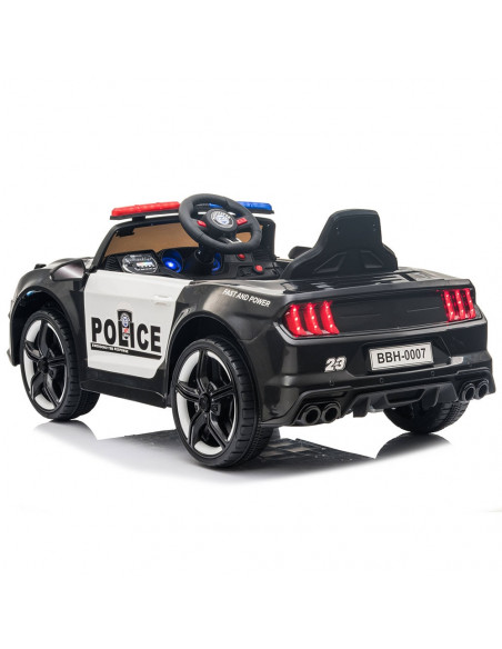 Masinuta electrica Chipolino Police black,ELKPOLN01B