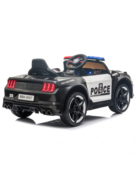 Masinuta electrica Chipolino Police black,ELKPOLN01B