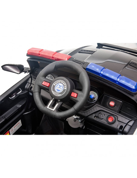 Masinuta electrica Chipolino Police black,ELKPOLN01B