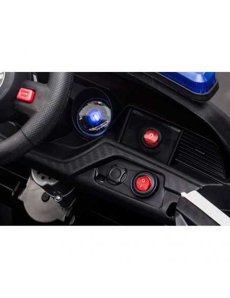 Masinuta electrica Chipolino Police black,ELKPOLN01B