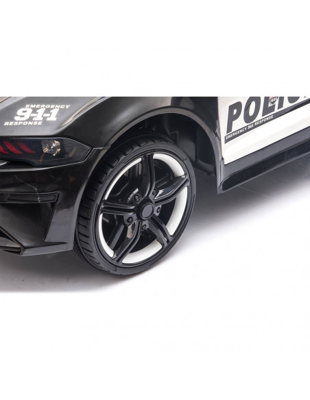 Masinuta electrica Chipolino Police black,ELKPOLN01B