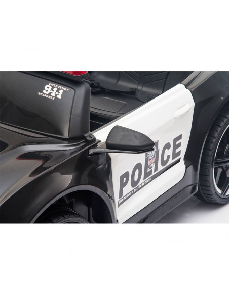 Masinuta electrica Chipolino Police black,ELKPOLN01B