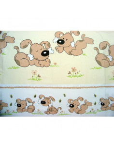 Lenjerie patut Hubners Catelus 5 piese maro,LENHC5M 2