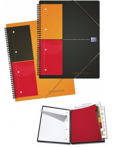 Caiet cu spirala A5+ OXFORD International Meetingbook, 80 file