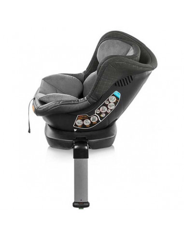 Scaun auto Chipolino Toledo 0-18 kg ash cu sistem Isofix si