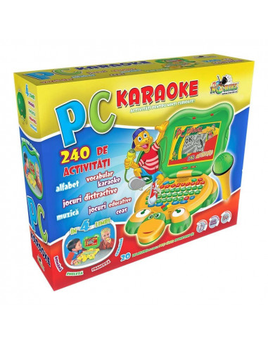 Jucarie Interactiva A Karaoke, Laptop, Joc Noriel,Uniq08338