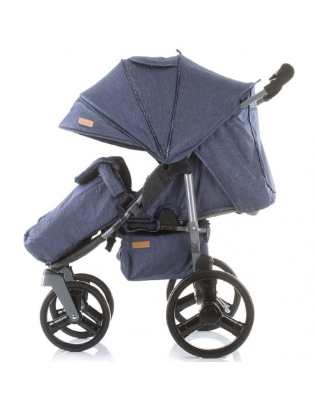 Carucior gemeni Chipolino Twix jeans,KBTX01904JN