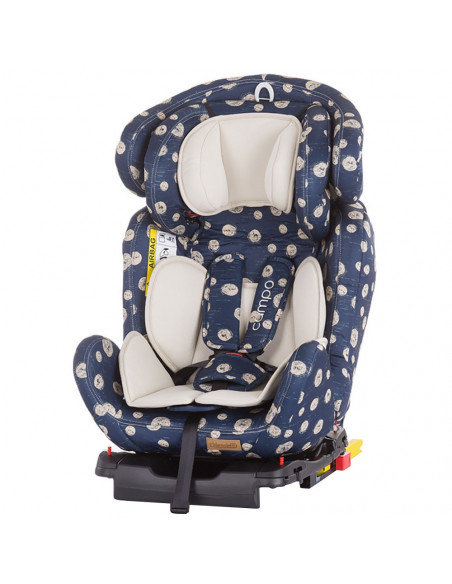 Scaun auto Chipolino Campo 0-36 kg dots beige cu sistem
