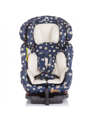 Scaun auto Chipolino Campo 0-36 kg dots beige cu sistem