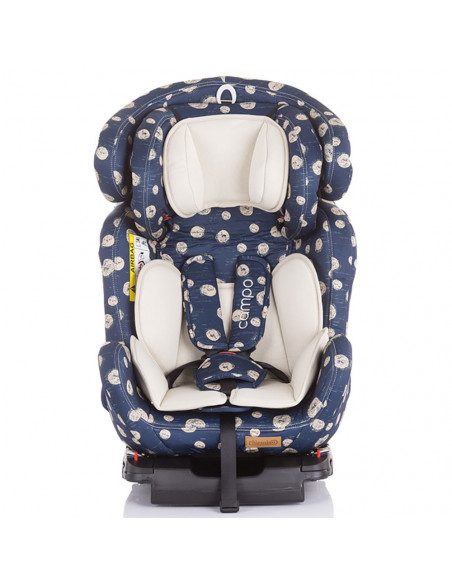Scaun auto Chipolino Campo 0-36 kg dots beige cu sistem