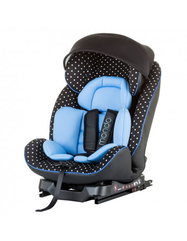 Scaun auto Chipolino Mondo 0-25 kg sky blue cu sistem