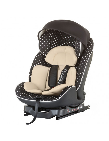 Scaun auto Chipolino Mondo 0-25 kg caramel cu sistem