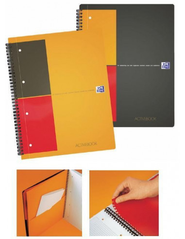 Caiet cu spirala A4+ OXFORD International Activebook, 80 file