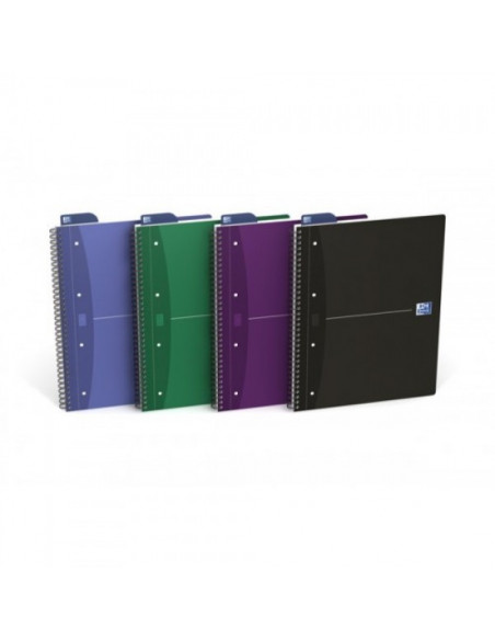 Caiet cu spirala A4+ OXFORD Essentials Collegebook, 90 file