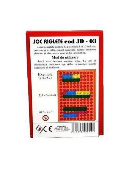 Riglete, Joc Juno Riglete, Joc Juno