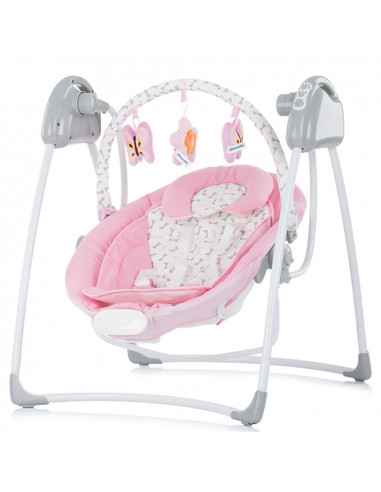 Leagan electric si balansoar Chipolino Paradise pink