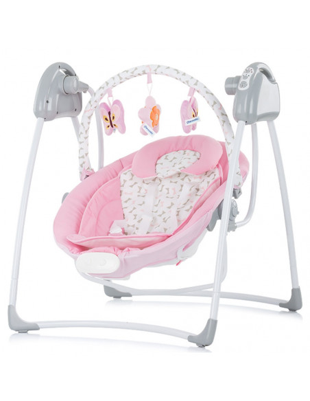Leagan electric si balansoar Chipolino Paradise pink