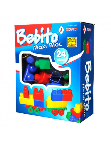 Cuburi Bebito Maxi Bloc 24 Piese, Joc Juno,JC 12C