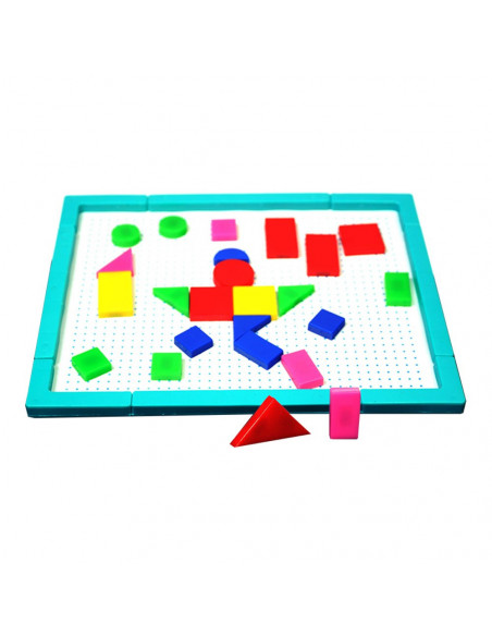 Jocul Figurilor Geometrice - Joc Juno Magnetic,JD21