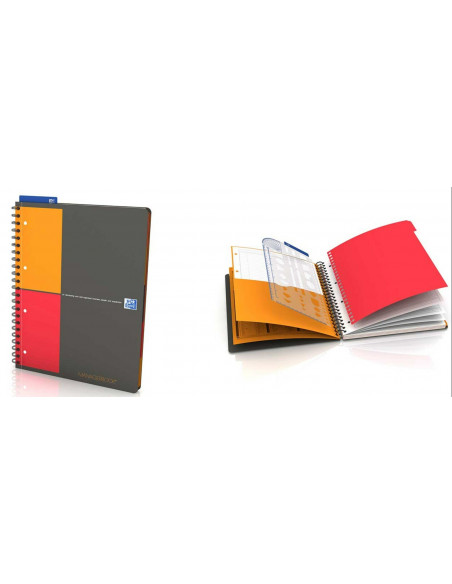 Caiet cu spirala A4+ OXFORD International Managerbook, 80 file