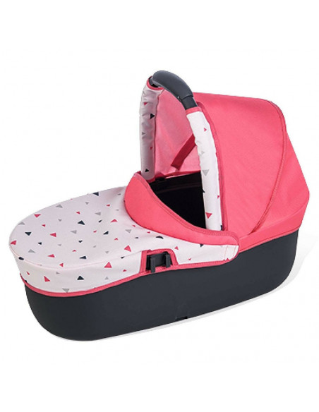 Carucior pentru papusi Smoby Quinny Combi 3 in 1 roz,S7600253198 Carucior pentru papusi Smoby Quinny Combi 3 in 1 roz,S7600253198