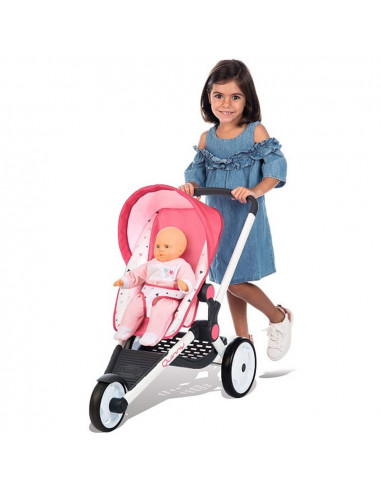 Carucior pentru papusi Smoby Quinny Jogger,S7600255098