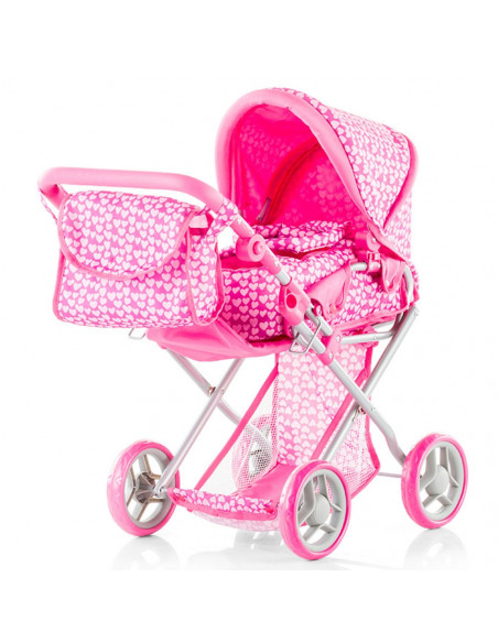 Carucior pentru papusi Chipolino Gabby sweet hearts,KZKGB01804SH