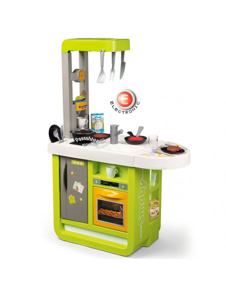 Bucatarie electronica Smoby Cherry verde cu sunete,S7600310909