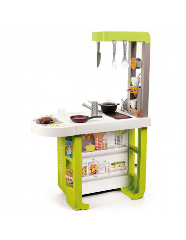 Bucatarie electronica Smoby Cherry verde cu sunete,S7600310909