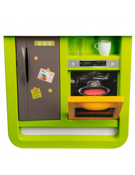 Bucatarie electronica Smoby Cherry verde cu sunete,S7600310909