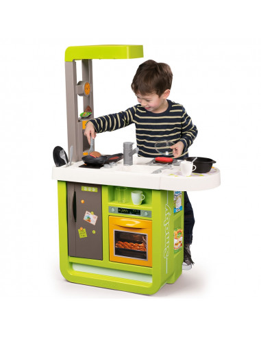 Bucatarie electronica Smoby Cherry verde cu sunete,S7600310909