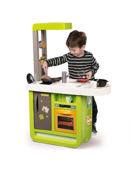 Bucatarie electronica Smoby Cherry verde cu sunete,S7600310909