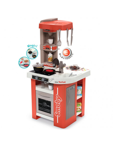 Bucatarie Smoby Mini Tefal Studio rosu,S7600311042