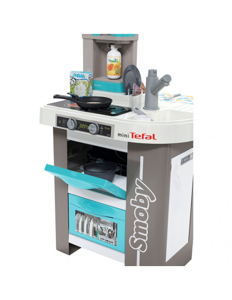 Bucatarie Smoby Mini Tefal Studio Bubble gri
