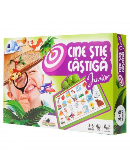 Cine Stie, Castiga! Junior Compact, Joc Noriel,NOR7997