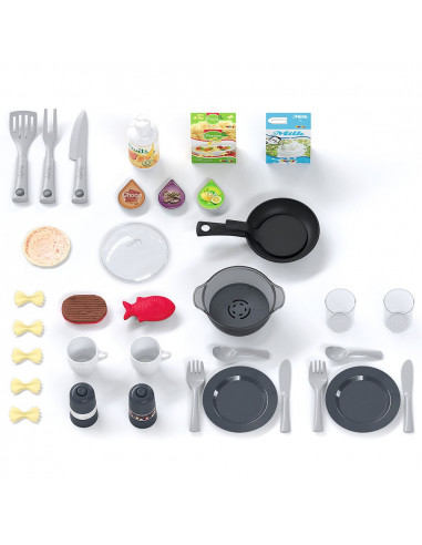 Bucatarie Smoby Tefal Studio XL Bubble albastru,S7600311045