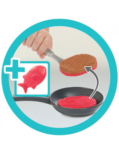 Bucatarie Smoby Tefal Studio XL Bubble albastru,S7600311045