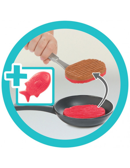 Bucatarie Smoby Tefal Studio XL Bubble albastru,S7600311045