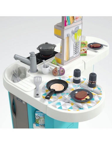 Bucatarie Smoby Tefal Studio XL Bubble albastru,S7600311045