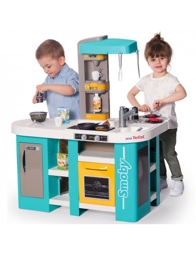 Bucatarie Smoby Tefal Studio XL Bubble albastru,S7600311045